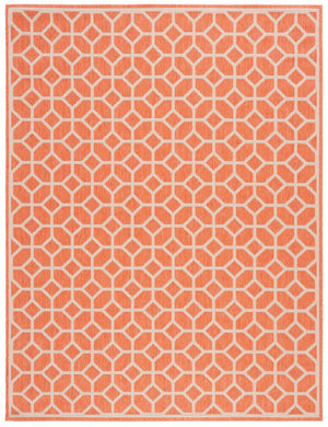 Safavieh Msr Stylish Area Rug - Modern Geometric Pattern For Indoor & Outdoor Spaces, Durable & Soft Design Rust ,Creme Polypropylene Msr127p-2pc