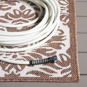 Safavieh Msr Elegant Damask Area Rug - Luxurious Indoor/Outdoor Décor For Timeless Sophistication And Style Cream ,Beige Polypropylene Msr135c-5