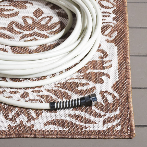 Safavieh Msr Elegant Damask Area Rug - Luxurious Indoor/Outdoor Décor For Timeless Sophistication And Style Cream ,Beige Polypropylene Msr135c-5