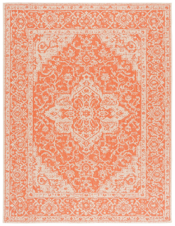 Safavieh Msr Timeless Elegance Area Rug - Durable, Stylish Design For Indoor & Outdoor Spaces, Oeko-tex Certified Rust ,Creme Polypropylene Msr137p-2pc