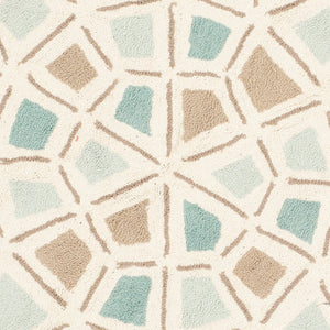 Safavieh Msr Exquisite Area Rug In Serene Blue With Elegant Geometric Mosaic Design For Stylish Interiors Milk Pail Blue Cotton Pile Msr1732c-3