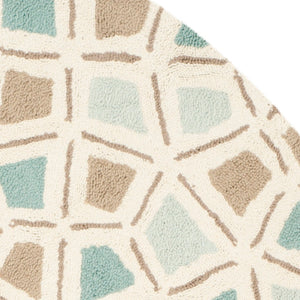 Safavieh Msr Exquisite Area Rug In Serene Blue With Elegant Geometric Mosaic Design For Stylish Interiors Milk Pail Blue Cotton Pile Msr1732c-3