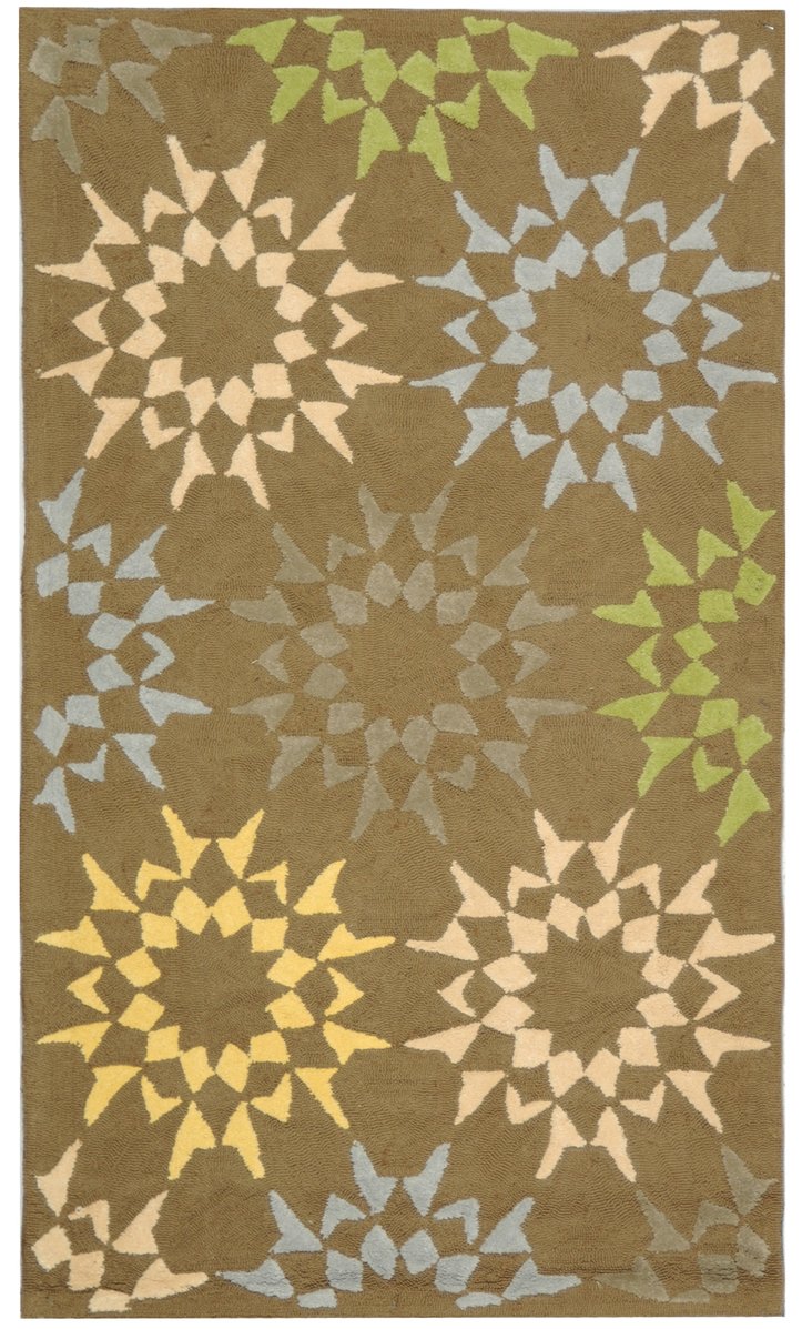 Safavieh Ms Exquisite Cotton Pile Accent Rug - Elegant Floral Motifs In Calming Hues For Timeless Decor Pebble ,Grey Cotton Pile Msr1843f-3