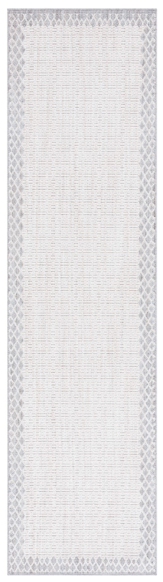 Safavieh Msr1904 Serenity Power Loomed Modern Rug Ivory / Grey 2'-2" x 8'