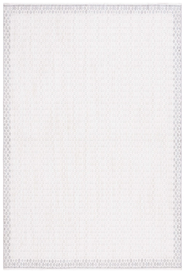 Safavieh Msr1904 Serenity Power Loomed Modern Rug Ivory / Grey 5'-3" x 7'-6"