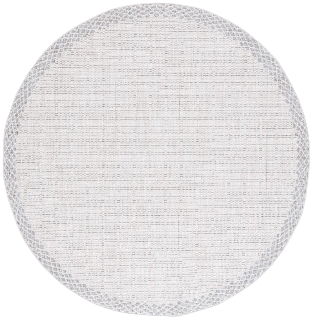 Safavieh Msr1904 Serenity Power Loomed Polyester Modern Rug Ivory / Grey MSR1904A-7R