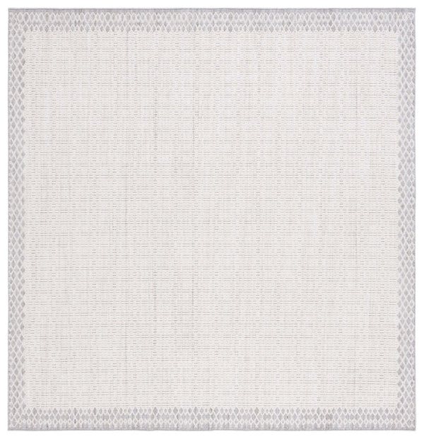 Safavieh Msr1904 Serenity Power Loomed Modern Rug Ivory / Grey 6'-7" x 6'-7" Square