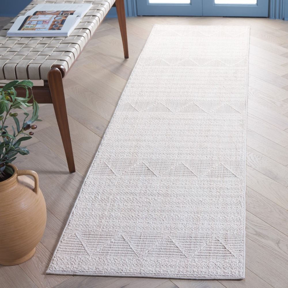 Safavieh Msr1906 Serenity Power Loomed Modern Rug Ivory 2'-2" x 8'