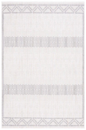 Safavieh Msr1908 Serenity Power Loomed Modern Rug Ivory / Grey 5'-3" x 7'-6"
