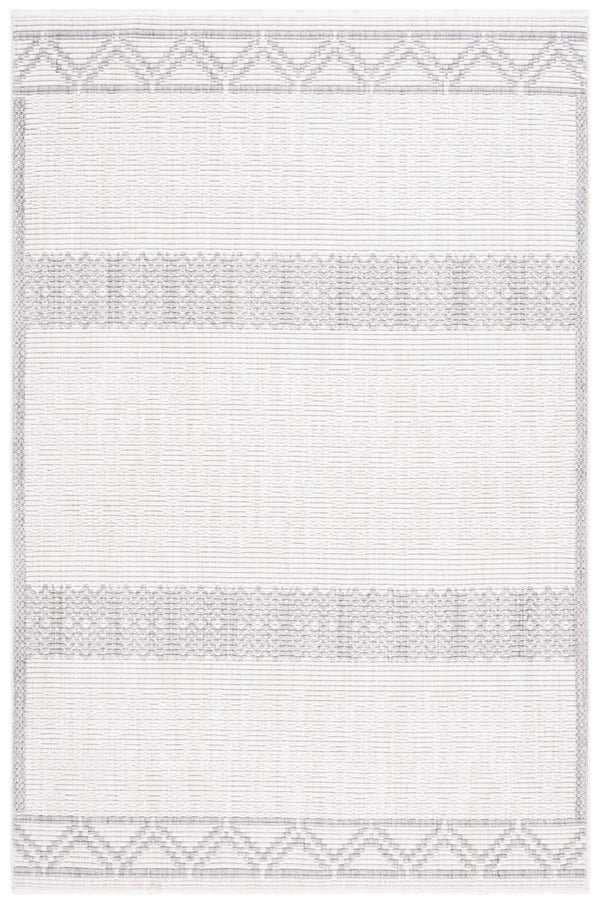 Safavieh Msr1908 Serenity Power Loomed Modern Rug Ivory / Grey 5'-3" x 7'-6"