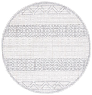 Safavieh Msr1908 Serenity Power Loomed Polyester Modern Rug Ivory / Grey MSR1908A-7R