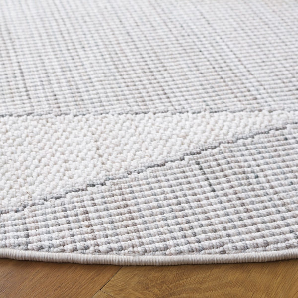 Safavieh Msr1910 Serenity Power Loomed Modern Rug Grey / Ivory 9' x 12'