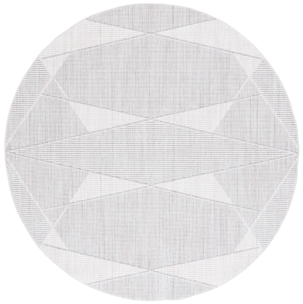 Safavieh Msr1910 Serenity Power Loomed Polyester Modern Rug Grey / Ivory MSR1910F-7R