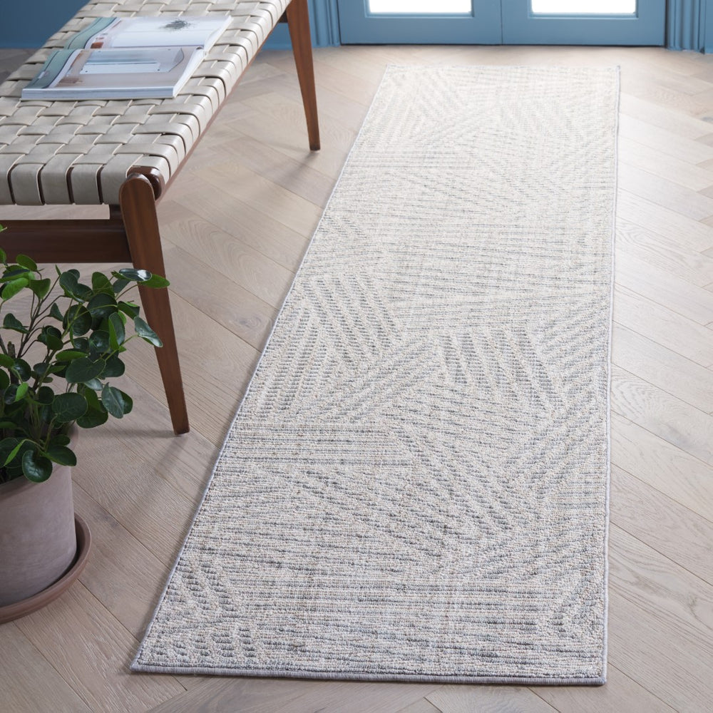 Safavieh Msr1912 Serenity Power Loomed Modern Rug Grey / Ivory 9' x 12'