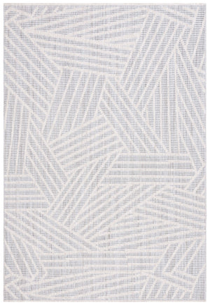 Safavieh Msr1912 Serenity Power Loomed Modern Rug Grey / Ivory 5'-3" x 7'-6"