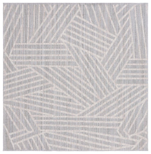 Safavieh Msr1912 Serenity Power Loomed Modern Rug Grey / Ivory 6'-7" x 6'-7" Square