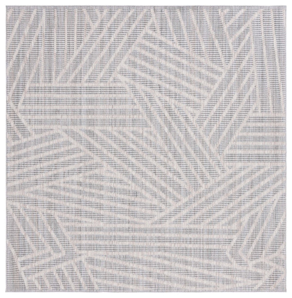 Safavieh Msr1912 Serenity Power Loomed Modern Rug Grey / Ivory 6'-7" x 6'-7" Square