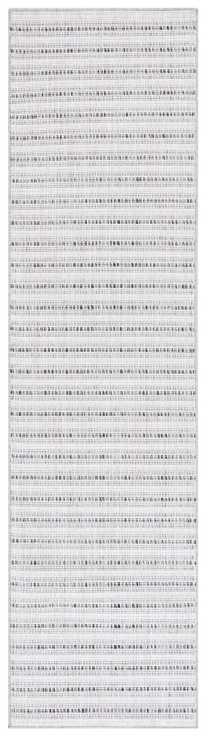 Safavieh Msr1914 Serenity Power Loomed Modern Rug Ivory / Charcoal 2'-2" x 8'