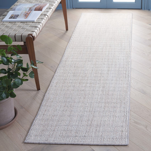 Safavieh Msr1916 Serenity Power Loomed Modern Rug Grey / Ivory 2'-2" x 8'