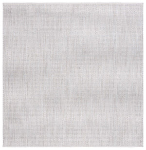 Safavieh Msr1916 Serenity Power Loomed Modern Rug Grey / Ivory 6'-7" x 6'-7" Square