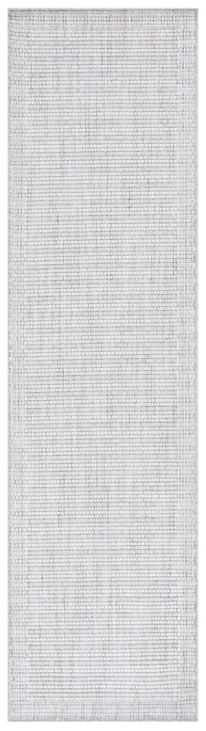 Safavieh Msr1918 Serenity Power Loomed Modern Rug Grey / Ivory 2'-2" x 8'