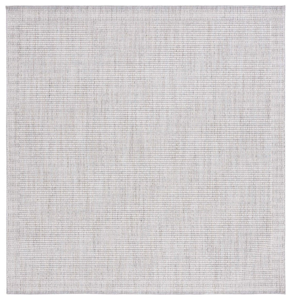 Safavieh Msr1918 Serenity Power Loomed Modern Rug Grey / Ivory 6'-7" x 6'-7" Square