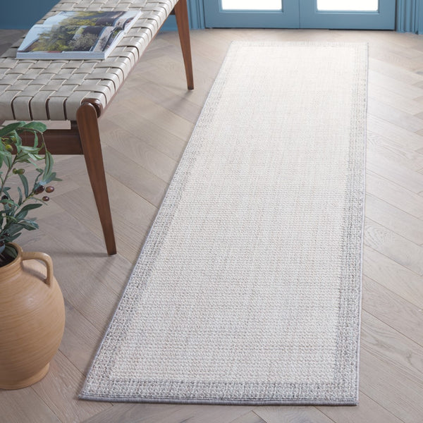 Safavieh Msr1920 Serenity Power Loomed Modern Rug Ivory / Grey 9' x 12'