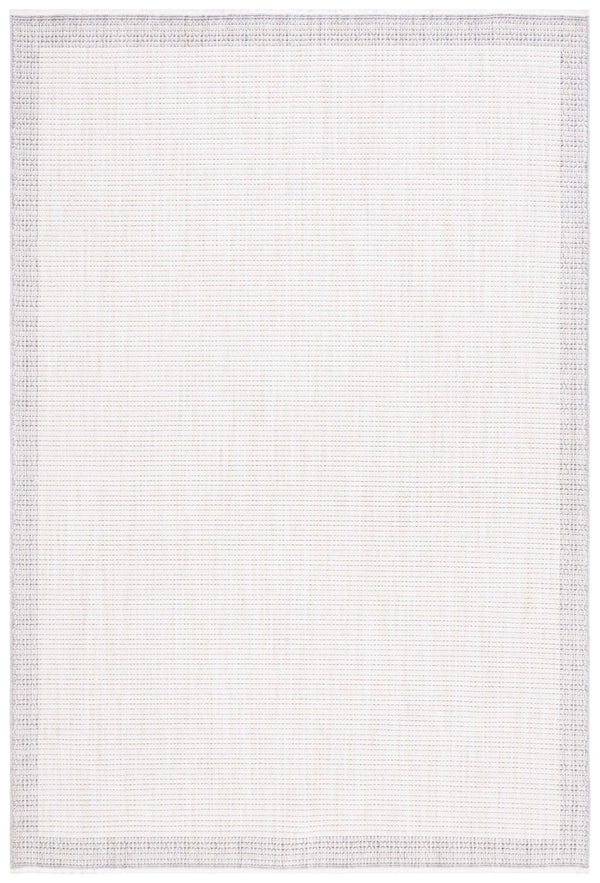 Safavieh Msr1920 Serenity Power Loomed Modern Rug Ivory / Grey 5'-3" x 7'-6"