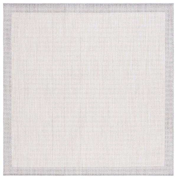 Safavieh Msr1920 Serenity Power Loomed Modern Rug Ivory / Grey 6'-7" x 6'-7" Square