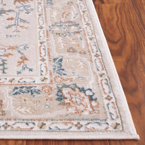 Safavieh Martha Stewart Traditional Area Rug With Intricate Floral Motifs For Timeless Home Elegance Beige ,Grey 85% Polypropylene,15% Polyester Msr1930b-6
