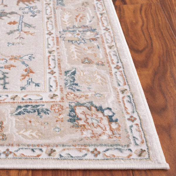Safavieh Martha Stewart Traditional Area Rug With Intricate Floral Motifs For Timeless Home Elegance Beige ,Grey 85% Polypropylene,15% Polyester Msr1930b-6