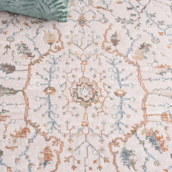 Safavieh Martha Stewart Traditional Area Rug With Intricate Floral Motifs For Timeless Home Elegance Beige ,Grey 85% Polypropylene,15% Polyester Msr1930b-6