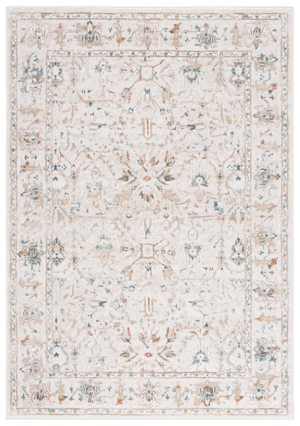 Safavieh Martha Stewart Timeless Elegance Area Rug - Luxurious Turkish Design For Sophisticated Interiors Grey ,Ivory 85% Polypropylene,15% Polyester Msr1931f-6