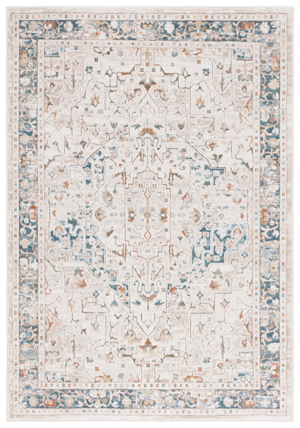 Safavieh Martha Stewart Elegant Area Rug - Timeless Design, Durable Craftsmanship, Perfect For Any Space Beige ,Blue 85% Polypropylene,15% Polyester Msr1932b-6
