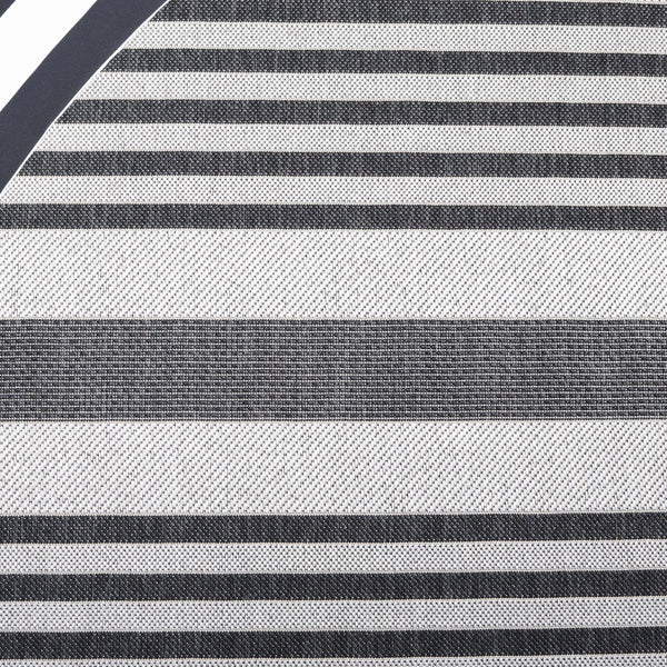 Safavieh Msr Indoor/Outdoor Area Rug - Stylish Striped Design In Sophisticated Grey Tones For Any Space Light Grey ,Charcoal Polypropylene Msr222f-5