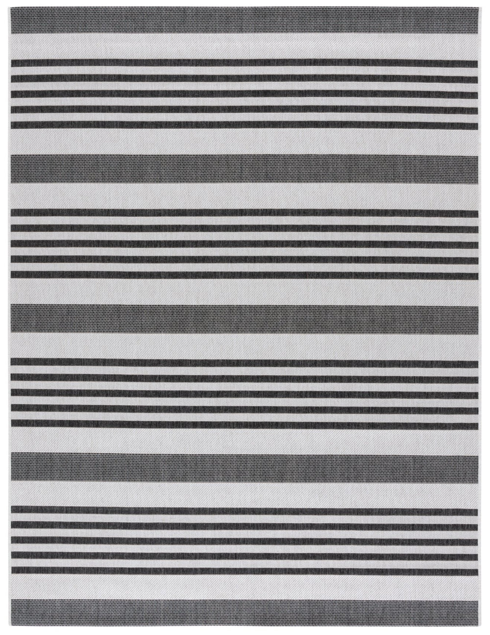 Safavieh Msr Indoor/Outdoor Area Rug - Stylish Striped Design In Sophisticated Grey Tones For Any Space Rust ,Creme Polypropylene Msr222p-6