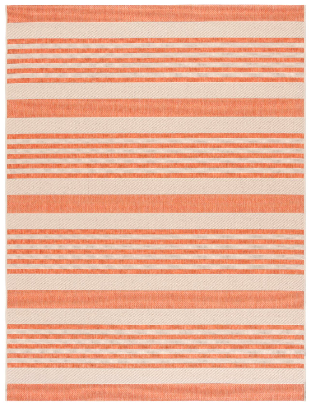Safavieh Msr Indoor/Outdoor Area Rug - Stylish Striped Design In Sophisticated Grey Tones For Any Space Rust ,Creme Polypropylene Msr222p-6