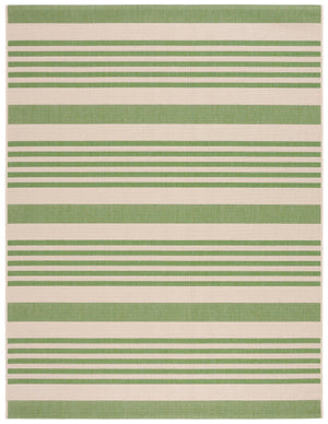 Safavieh Msr Indoor/Outdoor Area Rug - Stylish Striped Design In Sophisticated Grey Tones For Any Space Cream ,Olive Polypropylene Msr222v-6