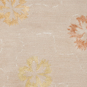 Safavieh Ms Artisan Area Rug In Blush Beige - Luxurious Floral Design For Elegant Home Décor, 2' 6" X 4' 3" Blush ,Beige 50% Viscos,50% Wool Msr3267a-3