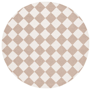 Safavieh Msr Hand-tufted Geometric Rug - Soft Wool Blend, Elegant Design For Hallways And Living Spaces Natural ,Beige 85% Wool And 15% Cotton With Latex Msr3362b-210