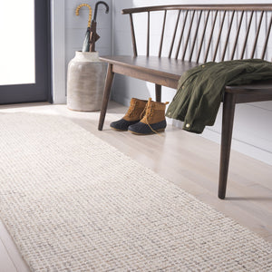 Safavieh Martha Stewart Hand-tufted Area Rug In Elegant Grey & Ivory - Artisan Crafted For Your Home Decor Light Grey ,Ivory 80% Wool 20% Cotton Msr3366g-3