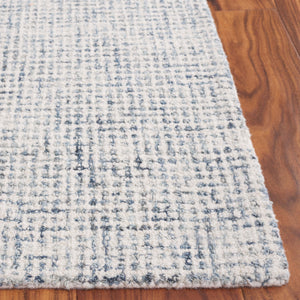 Safavieh Martha Stewart Hand-tufted Area Rug In Elegant Grey & Ivory - Artisan Crafted For Your Home Decor Blue ,Ivory 80% Wool 20% Cotton Msr3366m-4
