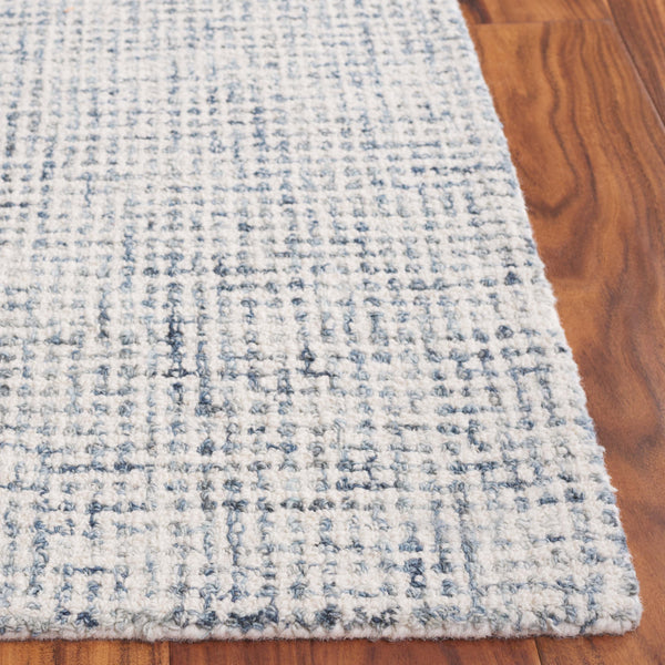 Safavieh Martha Stewart Hand-tufted Area Rug In Elegant Grey & Ivory - Artisan Crafted For Your Home Decor Blue ,Ivory 80% Wool 20% Cotton Msr3366m-4