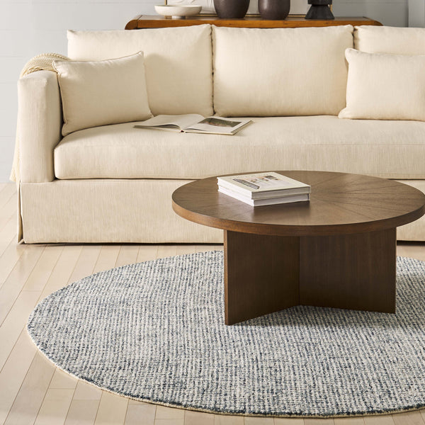 Safavieh Martha Stewart Hand-tufted Area Rug In Elegant Grey & Ivory - Artisan Crafted For Your Home Decor Blue ,Ivory 80% Wool 20% Cotton Msr3366m-4