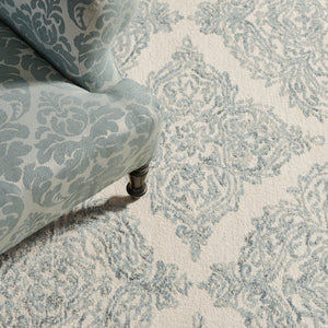 Safavieh Msr Abstract MSR3376 Hand Tufted Bohemian Rug Ivory / Blue MSR3376M-9