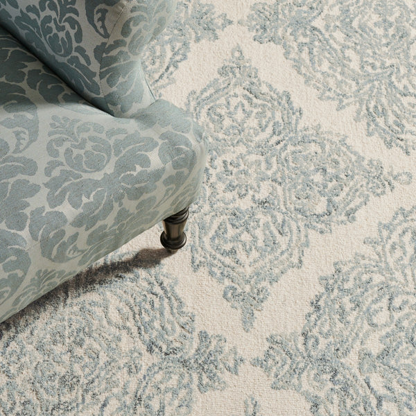 Safavieh Msr Abstract MSR3376 Hand Tufted Bohemian Rug Ivory / Blue MSR3376M-9