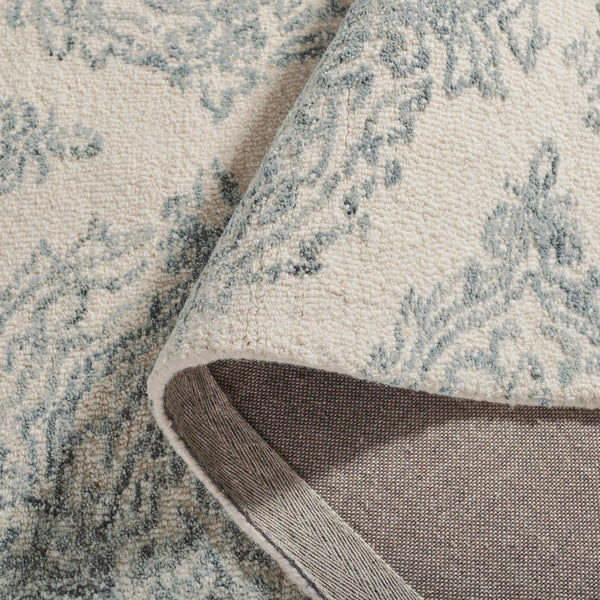 Safavieh Msr Abstract MSR3376 Hand Tufted Bohemian Rug Ivory / Blue MSR3376M-9