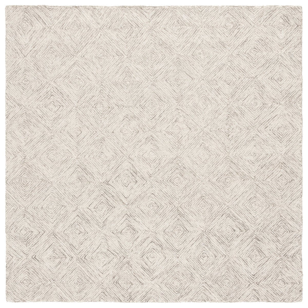 Safavieh Msr Hand Tufted Wool Cotton Area Rug - Elegant Abstract Design For Luxurious Living Spaces Grey ,Ivory 80% Wool,20% Cotton Msr3377f-8