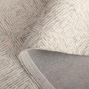 Safavieh Msr Hand Tufted Wool Cotton Area Rug - Elegant Abstract Design For Luxurious Living Spaces Grey ,Ivory 80% Wool,20% Cotton Msr3377f-8