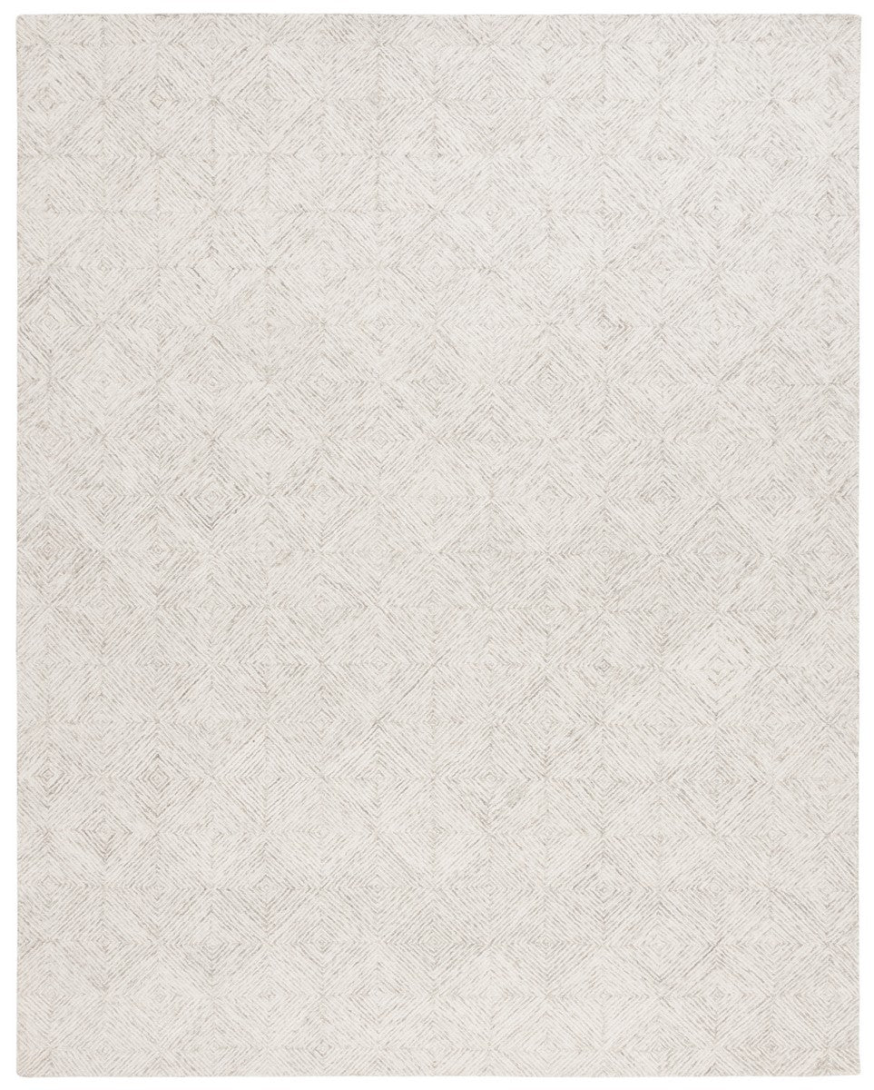 Safavieh Msr Abstract MSR3377 Hand Tufted  Rug Grey / Ivory MSR3377F-6SQ
